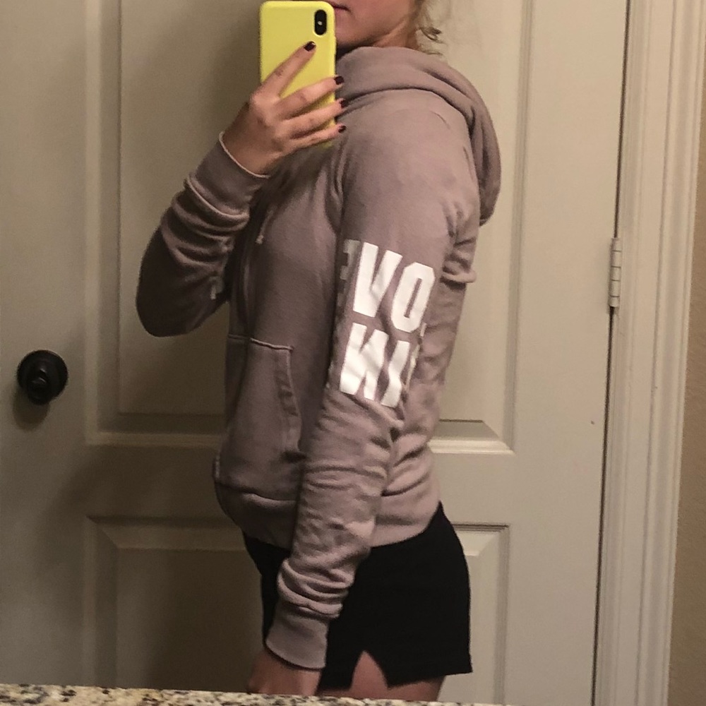 Pink full zip jacket